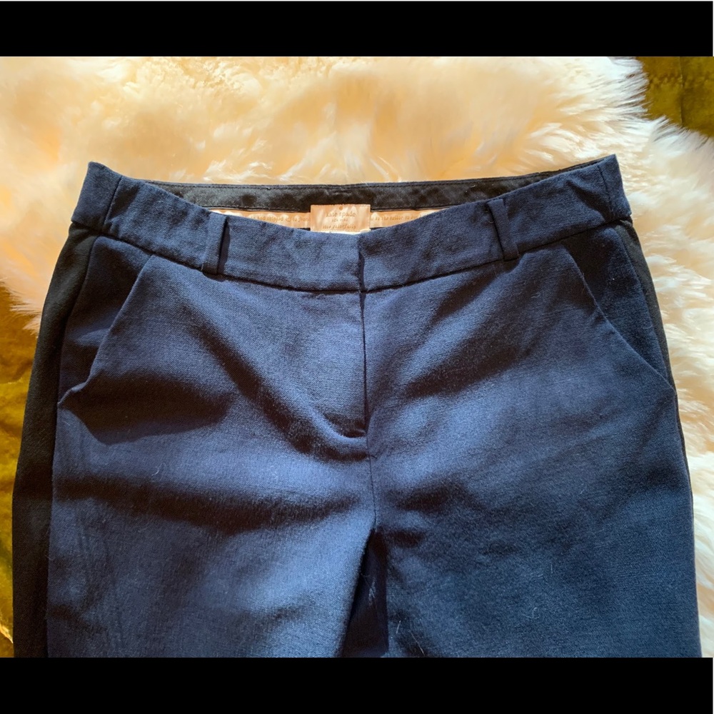 Kate Spade margaux cropped tuxedo pants